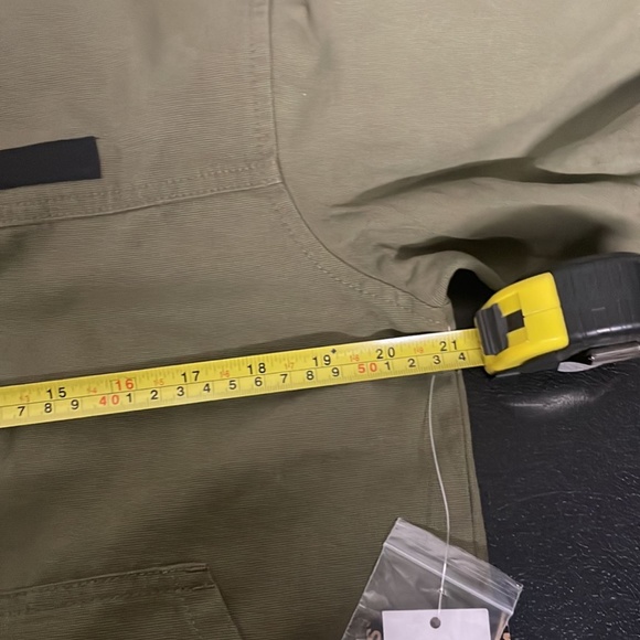 VANS Men's Size VN0A5AR1BOL Quick Response Jacket Army Burnt Olive Green Canvas - Picture 7 of 8